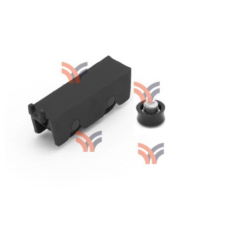 C39/2R CONJUNTO DOBLE C/RULEMAN PISTA NYLON, PERNO ACERO