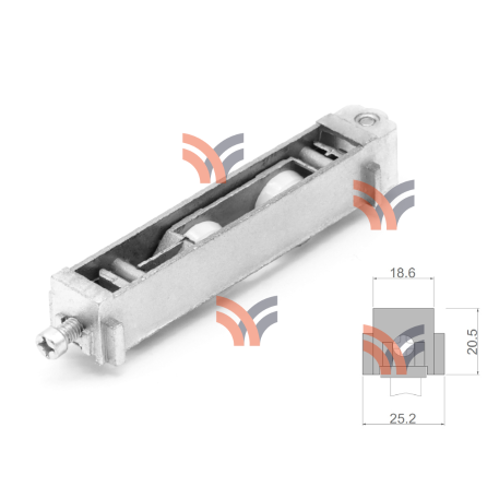 RUEDA ROLLER REGULABLE DOBLE A AGUJAS EUROPA