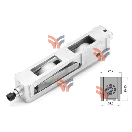 R47/AA492 RUEDA OPTIMUS JL320 REGULABLE DOBLE A AGUJAS NORDICAL