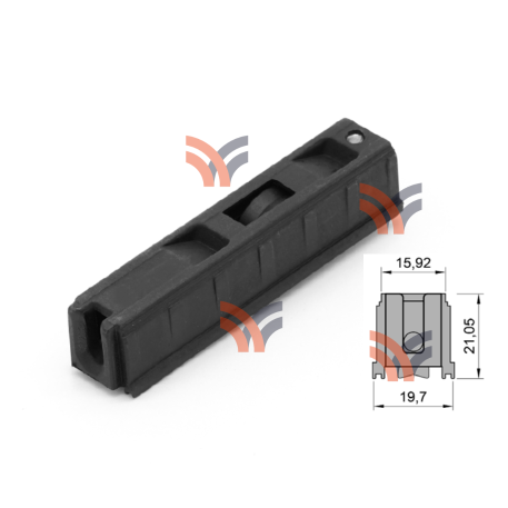RUEDA NIZA JL40 REGULABLE SIMPLE A RULEMAN