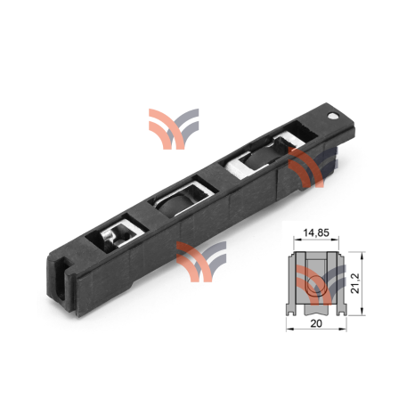 RUEDA NIZA JL80 REGULABLE DOBLE A RULEMAN