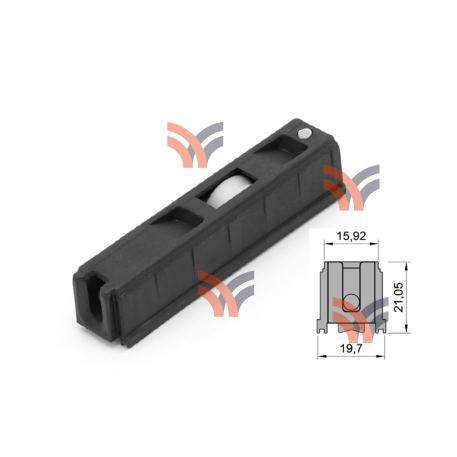 RUEDA NIZA JL50 REGULABLE SIMPLE A AGUJAS 