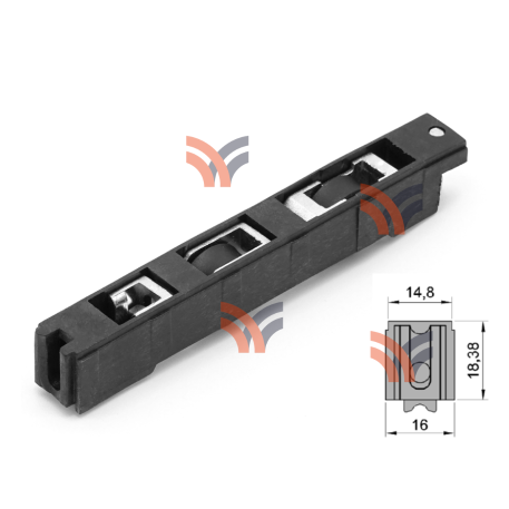 RUEDA TRIESTE JL80 REGULABLE DOBLE A RULEMAN