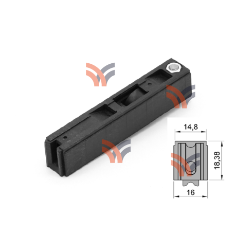 RUEDA TRIESTE JL40 REGULABLE SIMPLE A RULEMAN